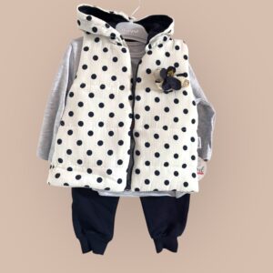 3-delat set med väst