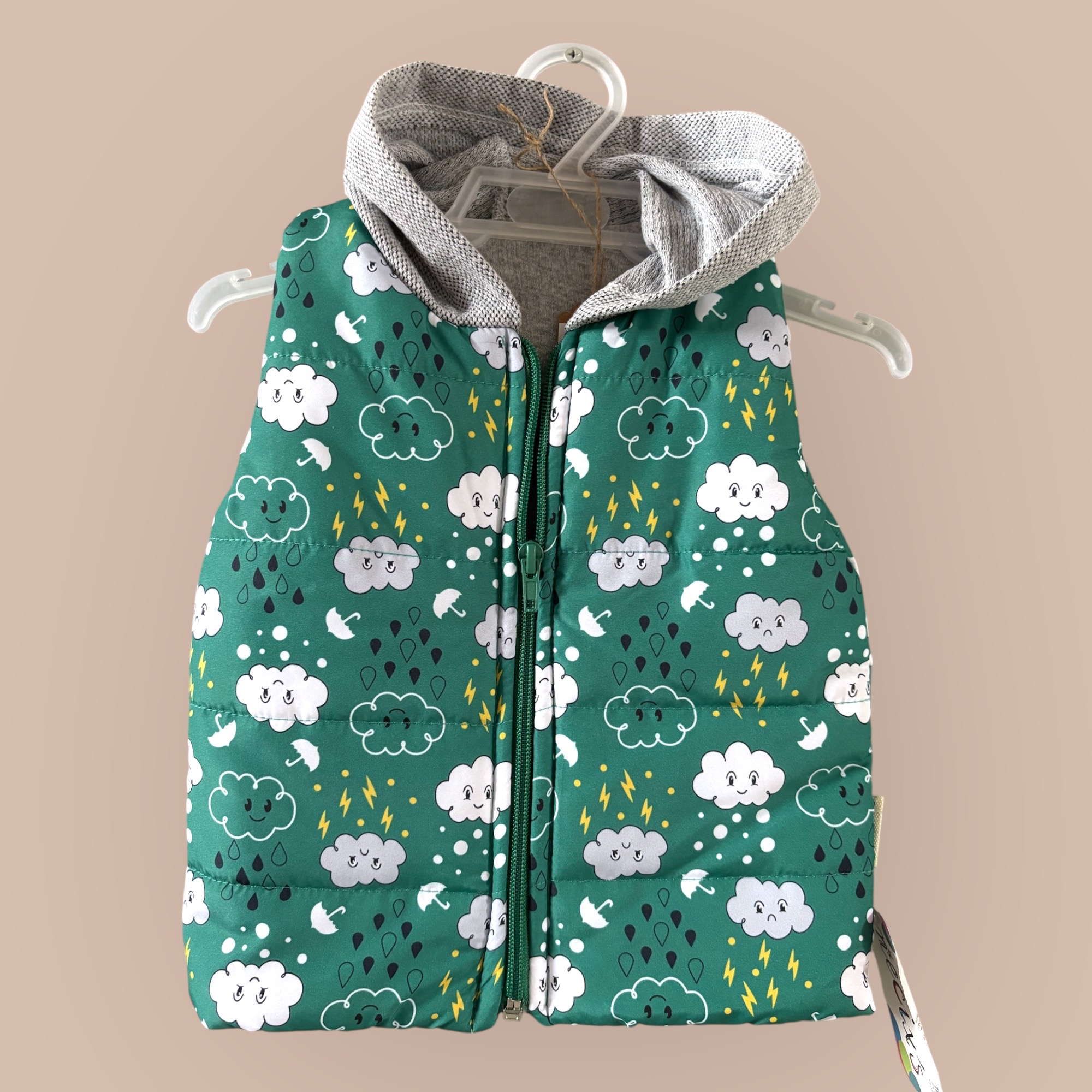 3-delat set ”Moln” grön. - Lukke | Lukke barnkläder