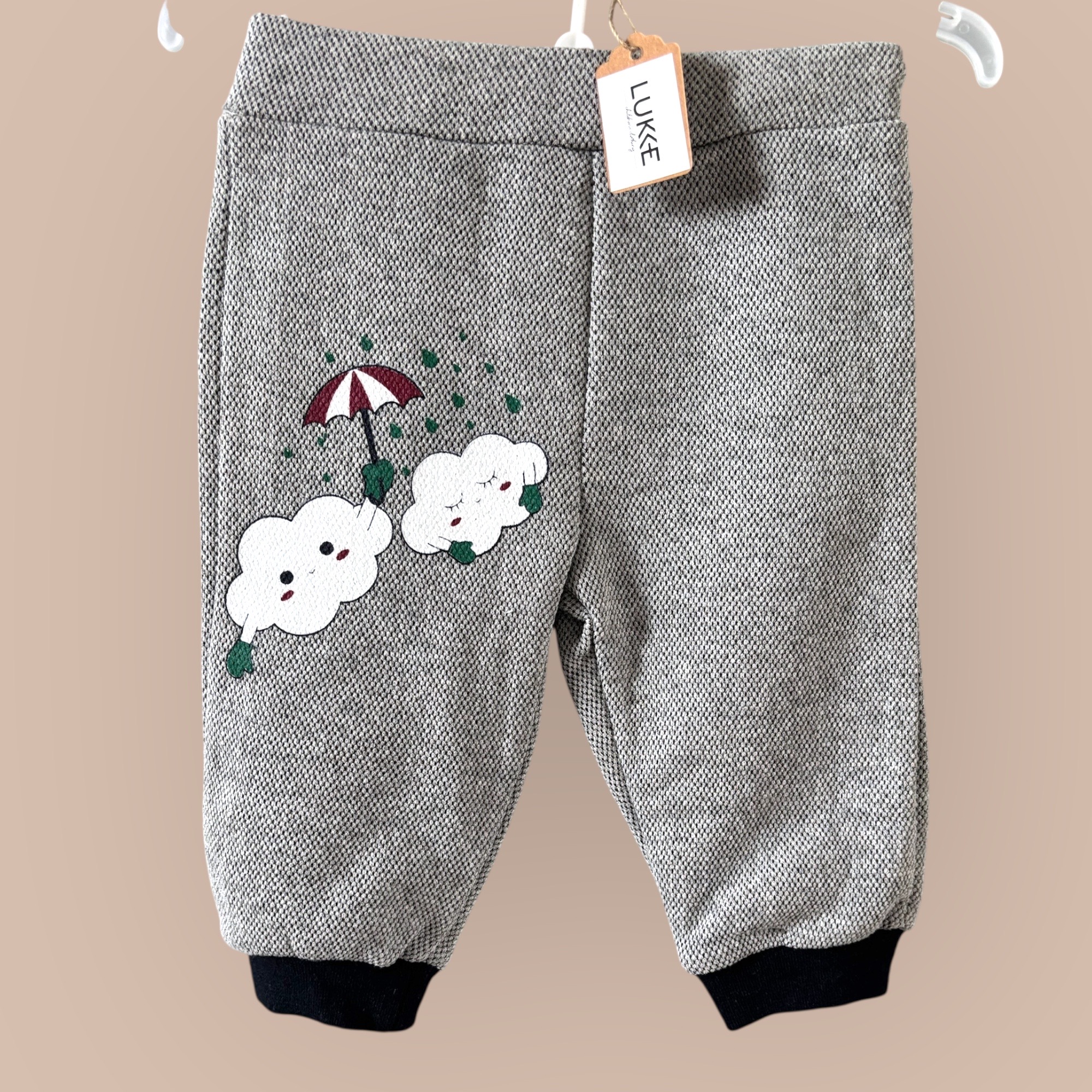 3-delat set ”Moln” grön. - Lukke | Lukke barnkläder