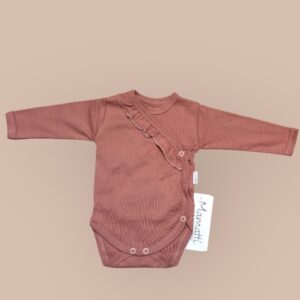 Rosa body med volang