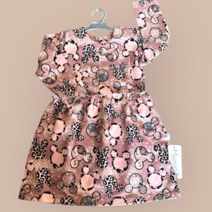 BOMULLSKLÄNNING MED TRYCK MICKI