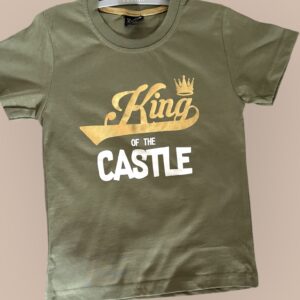 CLASSISK  T-SHIRT MED GULD PRINT