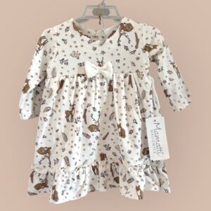 Klänning med body / bomull