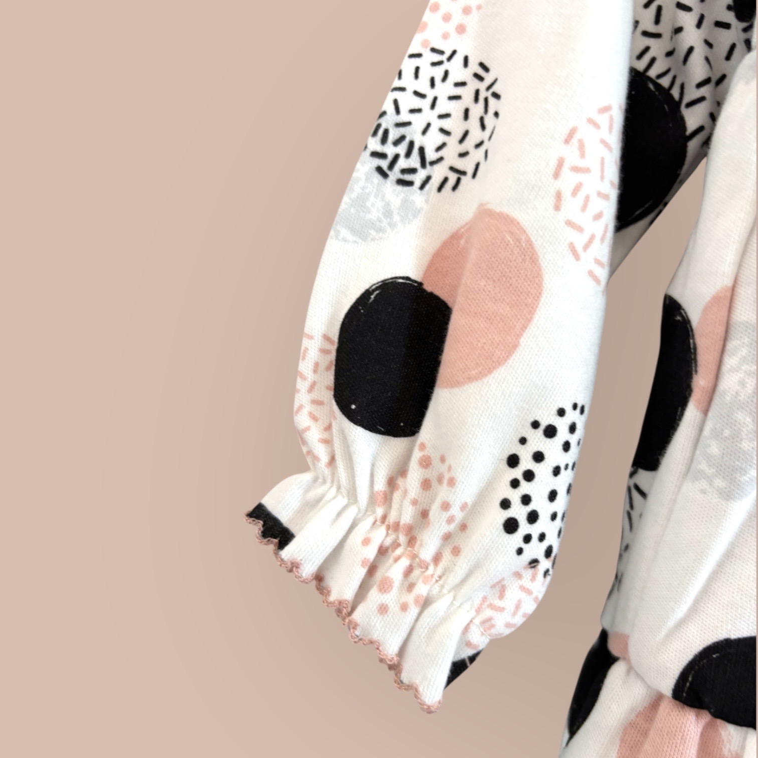 Söt babyklänning med body – Ekologisk bomull. - klänningsbody | Lukke barnkläder